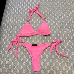 Sunsation pink embellished bikini